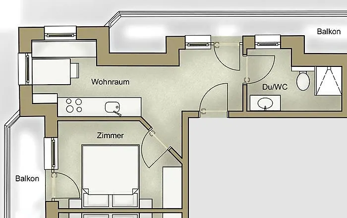 Klaushof Daire Ischgl 0*,  Avusturya